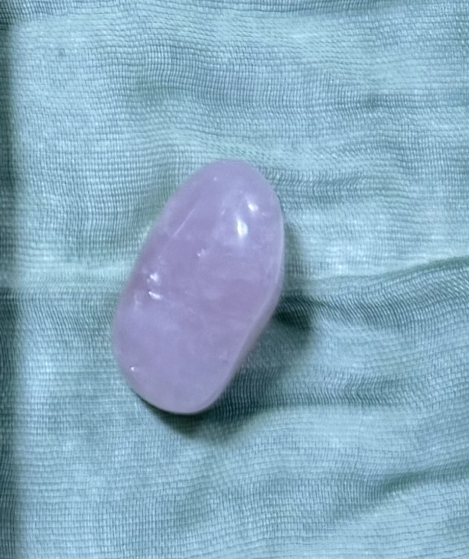 Polished Rose Quartz Crystal
