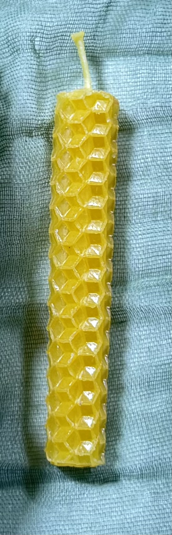 Small Hand Rolled Beeswax Candle